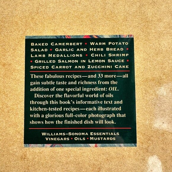Williams Sonoma Essentials: Vinegars Oils & Mustards Book Set Recipes Cookbooks - Picture 4 of 10